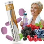 Elektrolity Senior, Owoce leśne, B12, magnez, potas, witaminy