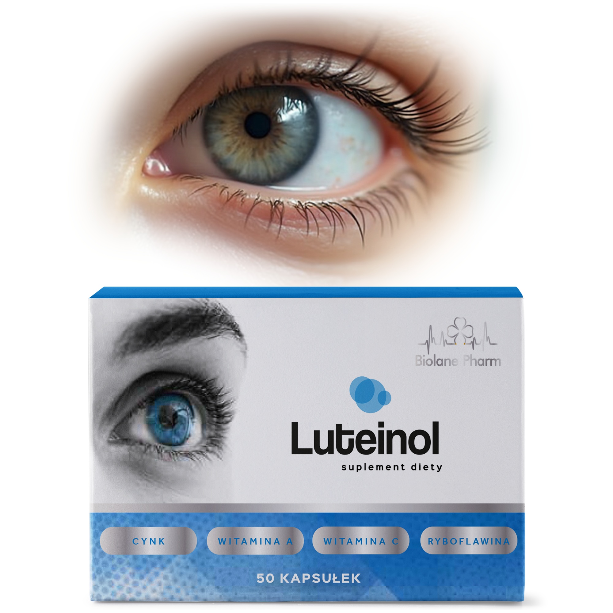Luteinol Biolane Pharm Suplement na poprawę wzroku