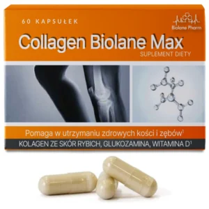 Collagen-Biolane-Max-suplement-diety-60-kapsulek-kolagen-rybi-glukozamina-witamina-D-zdrowe-kosci-zeby
