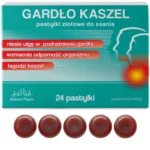 Gardło Kaszel Pastylki ziołowe do ssania Propolis Szałwia Rumianek