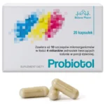 Probiotol Synbiotyk 10 Szczepów Probiotyki + Inulina Jelita Wzdęcia Gazy