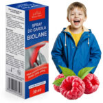 Spray do gardła Biolane Pharm Dzieci 3+ Chrząstnica, Potas, Sód, Malinowy