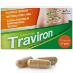 Traviron suplement na Wsparcie Wątroby, Trawienia i Metabolizm, Karczoch, Rozmaryn, Kurkuma i Mięta